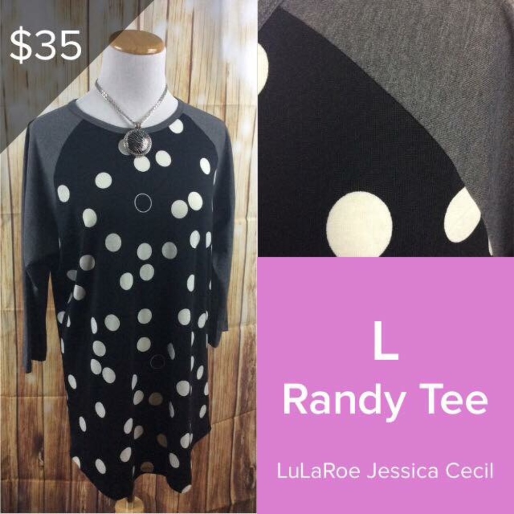L LuLaRoe Randy Tee